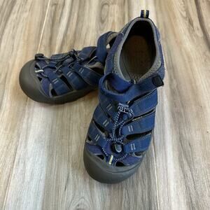 Keen Womens Sandals Blue Gray Cut Out Hiking Shoes‎ Size 6 Outdoor Waterproof